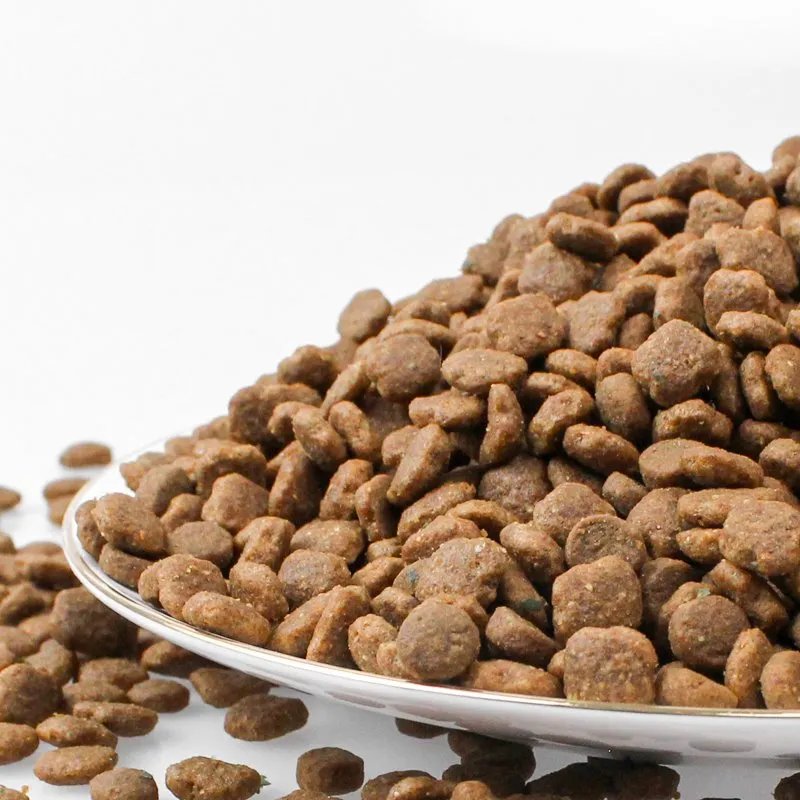 Comida al perro de pato y pera al horno